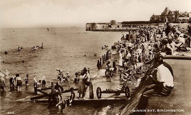 Crowded beach 1930's